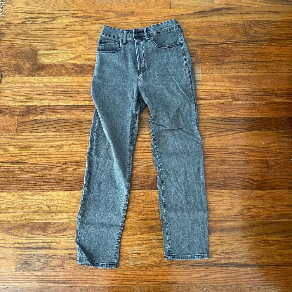 Everlane High-Rise Slim Straight Jeans Size 28